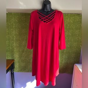 Zenana Premium red dress